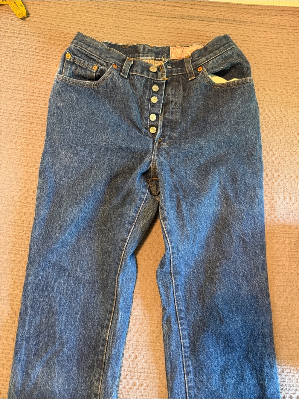 Levi's Straight Leg Blue Jeans